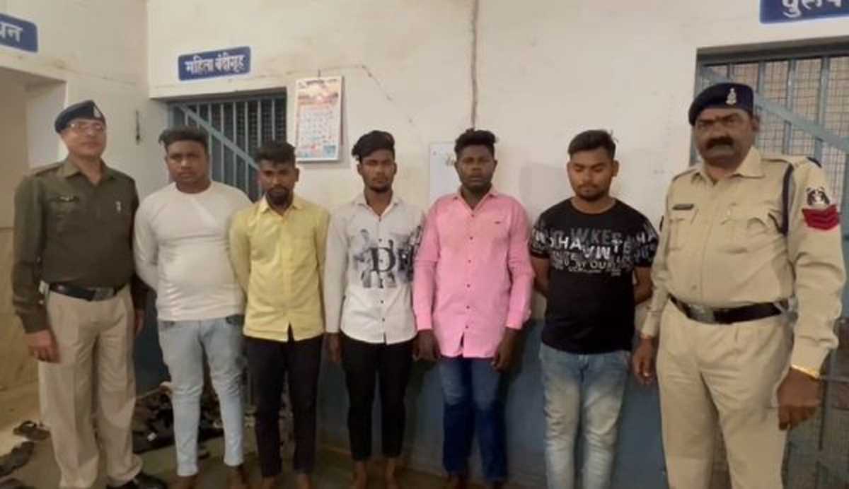 बारात में मारपीट और चाकूबाजी : दो युवक घायल, 6 आरोपी गिरफ्तार